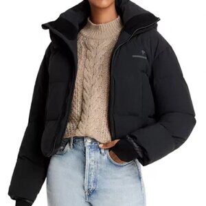 The Arrivals Aer Alpine Cropped Puffer Jacket Large